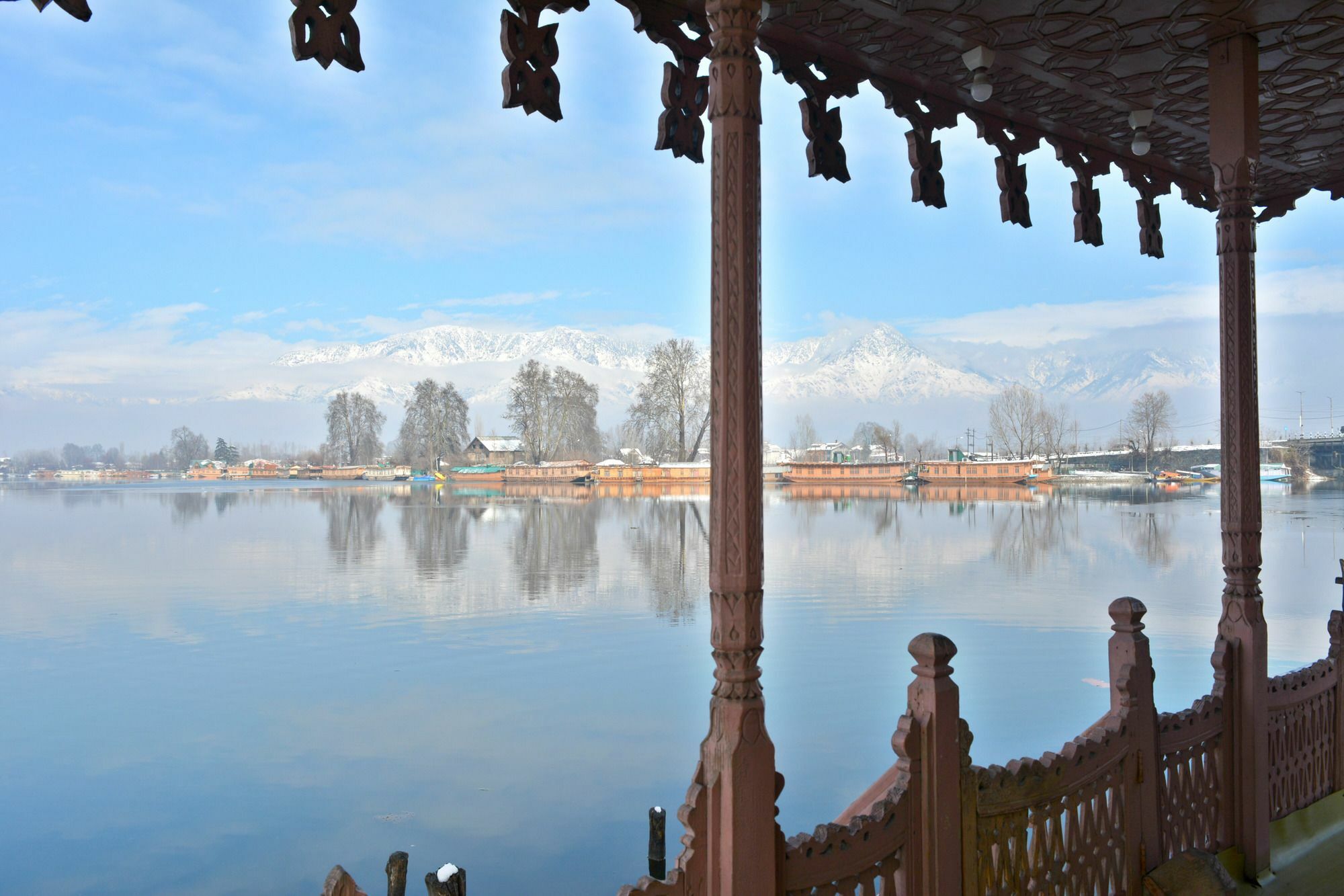 Golden Flower Heritage Houseboat Hotel Nagin Bagh Buitenkant foto